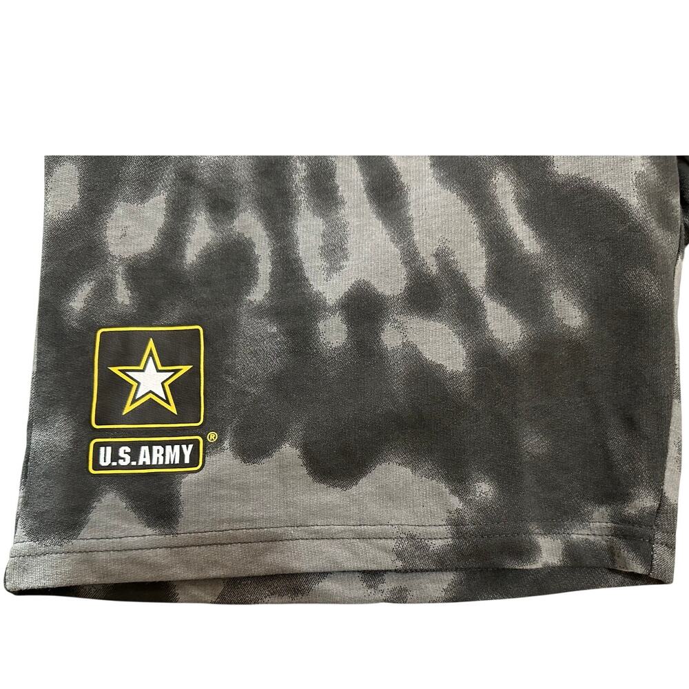 US Army NWT Tie Dye Sweat Shorts Mens XL Athleisure Lounge Gym Streetwear - Picture 4 of 7